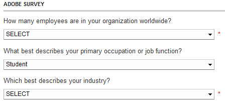 Survey questions