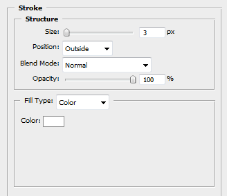Stroke settings